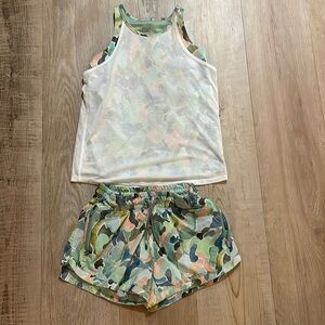 Athleta Tank and Shorts Set Size Medium 8-10
